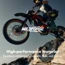 Electric Bike Front Number Plate - Imitation Carbon Fiber Electric Dirt Bike Accessories for for Sur-ron Light Bee S/X / X160 / X260