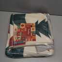 jinchan Christmas Rug 3x5 for Entryway Kitchen Holiday Rug for Bedroom Red and Green Christmas Tree Printed Xmas Decor for Living Room Bathroom Washable Non Slip Decorative Floor Carpet