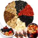 Ginseng Five Treasures Tea - Kidney Tea Formula Eight Treasure, Mulberry Herbal Tea 8 Precious Ingredients Ginseng-Infused Teas, Six Treasures Cleanse Detox Health Teabag For Women & Men (1)