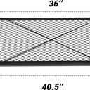 onlyfire Fire Pit Grill Grate, Heavy-Duty Steel Cooking Grate with X-Marks Design for Outdoor BBQ, Camping, Group Gatherings - 36 X 15