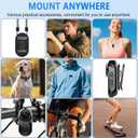 Mini Body Camera 1080P, 512G Thumb Vlogging Cam Hands-Free Recording, Action Camera with 360 Rotate Clip&Magnetic Clip, Wearable Video Recorder for Traveling/Motorcycle(SD Card Not Included) Black