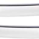 G-PLUS Front Grille Molding Trim Primed Compatible with 2003-2007 Chevy Silverado 1500 2500 3500 Pair Driver and Passenger Side Grille Trims Set 10397972 GM1213105 10397973 GM1212105