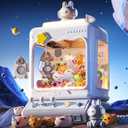 Skirfy Space Claw Machine for Kids, Large Electronic Game Vending Machine,Candy Dispenser Game for Kids,Birthday for Girls Boys(Blue)