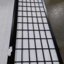 Roundhill Furniture Oriental Shoji 4 Panel Screen Room Divider, Black