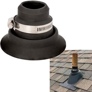 Roof Collar Repair Boot Vent Flashing - Fits 1.5"-2" Pipe, Made in The USA