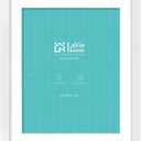 LaVie Home 20 x 24 Poster Frame White, Display Pictures 16x20 with Mat or 20x24 Without Mat, Stable and Sturdy Picture Frame and Polished Plexiglass, Horizontal and Vertical Format of The Wall1 Pack