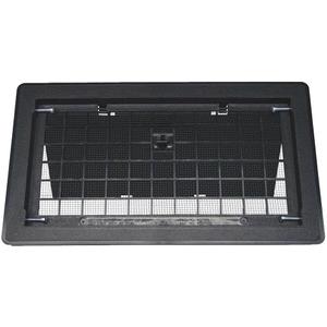 Witten 500bl Manual Foundation Vent With Damper, Black