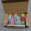 JOYIN 30 Packs Valentines Day Gift Cards with Mochi Squishy Toys, Stress Relief Fidget Toys, Kawaii Mochi Squeezes for Kids Holiday Party Favor, Gift Goodie Bag Filler, Classroom Exchange Prizes