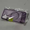 RMOCR for Samsung Galaxy S25 Case with Screen Protector+Lanyard Wrist Strap,Magnetic Translucent Matte Rugged Slim Phone Cover Built in Invisible Kickstand [Fit for MagSafe],2025 Purple