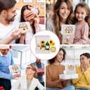 Gifts for Women - Cute Cheer Up Gift for Wife, Sunflower Gifts for Women, Positive Crochet Gift for Grandma, Sister, Daughter, Granddaughter, Friend