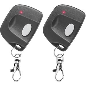 CreaCity 2 for 300 MHz Multicode Linear Garage Door Gate Opener Remote Control with 10 DIP Switch Keychain,Replacement for 3089,3060,3070,308911,MCS308911,MCS306010,MCS307010 Gate Clicker