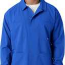 WINK Nurtur Men’s Scrub Shirt Jacket, Royal, 5XL