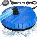 Crestwave Automatic Pool Cover Pump, 115V Submersible Pool Drain Pump with 25ft Power Cord and 2 Adapters, Effortless Water Removal for Pool
