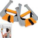 Portable Pull Up Bar for Doorway,Travel Pull Up Bar,Adjustable Home Gym Equipment,Dual Handle Design for Pull-Ups,Maximum Load Capacity of 330lb, No Screws Installation