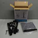 Set of 2 Sturdy Studio Monitor Stands Desktop Clamp Speaker Stands with Cable Management