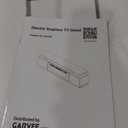 IDEALHOUSE 70'' Fireplace TV Stand with 36'' Firplace, 2 Tier TV Console Cabinet with Storage Cabinet, Entertainment Center, Electric Fireplace Heater with 12 Frame and LED Light Colors, White