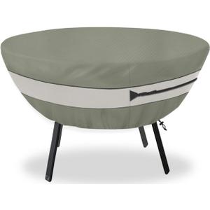 Round Patio Table Cover,Suitable for 36 Inch Diameter Patio Round Table,Waterproof Heavy Duty Round Outdoor Coffee Table Cover,Grey Green