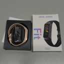 Fitness Tracker with 24/7 Heart Rate, Blood Oxygen Blood Pressure Sleep Monitor, Activity Trackers 5 ATM Waterproof,Step Calorie Counter Pedometer Health Smart Watch for Women Men (Pink)