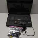 Boifun 17.5" Portable TV/DVD Player Combo with 15.6" Large HD Swivel Screen, Digital TV ATSC Tuner, Built-in Battery, Support HDMI in/USB/Micro SD/AV Out and Multiple Disc Formats, Black