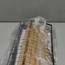 Ofiray-home Magnetic Shelf for Fridge with Wood Lid, Fruit Potato and Onion Storage Bins, Pantry Organizers & Storage, Large Container Magnetic Spice Rack for Refrigerator, Kitchen Counter, Cabinet (1, Black)