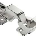 Chibery 20 Pack 95 Inset Frameless Soft Close Cabinet Hinge, Euro Concealed, 45mm, Easy Mounting Base, 3D Adjustable, Slow Shut, Clip-On Plate, Crash Prevention Cupboard Heavy Door Replacement