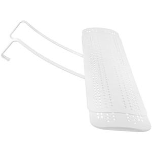 ABOOFAN Universal Ac Wind Deflector for Wall Mounted Air Conditioner Baffle | Plastic Material, Easy Installation, Protects from Direct Windproof Design, White Color, Simple Style