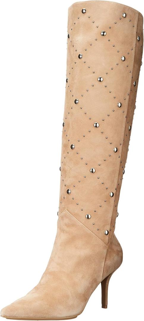 Vince Camuto Women's Fimulie Embellished Over The Knee Boot (7.5, Tortilla)