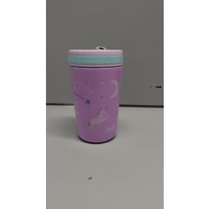 Zak Designs Kelso Toddler Cups For Travel or At Home, 12oz Vacuum Insulated Stainless Steel Sippy Cup With Leak-Proof Design is Perfect For Kids (Fanciful Unicorn)