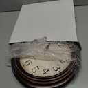 Vintage Wall Clock 13 Inch Quartz Silent Non-Ticking Analog Clock Battery Operated Rustic Round Decorative Clock for Living Room Kitchen Home Office Classroom