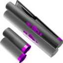 Cordless Hair Straightener, Mini Negative Ion Straightener with Safety Lock for Travel, Portable 4500mAh Rechargeable Straightener for All Hair Types, Fast Heating 3 Temperature Settings (Black)