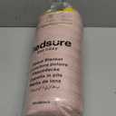 Bedsure GentleSoft Pink Fleece Blanket for Couch - Cozy Soft Blankets for Women, Cute Small Throws for Girls, 90x90 Inches