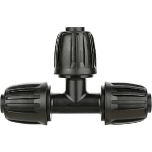 Drip Irrigation Parts for 1/2" Tubing: Drip Hose Connectors for Garden Irrigation System - Splitters for Irrigation Fitting Barbed Tee (10pcs)