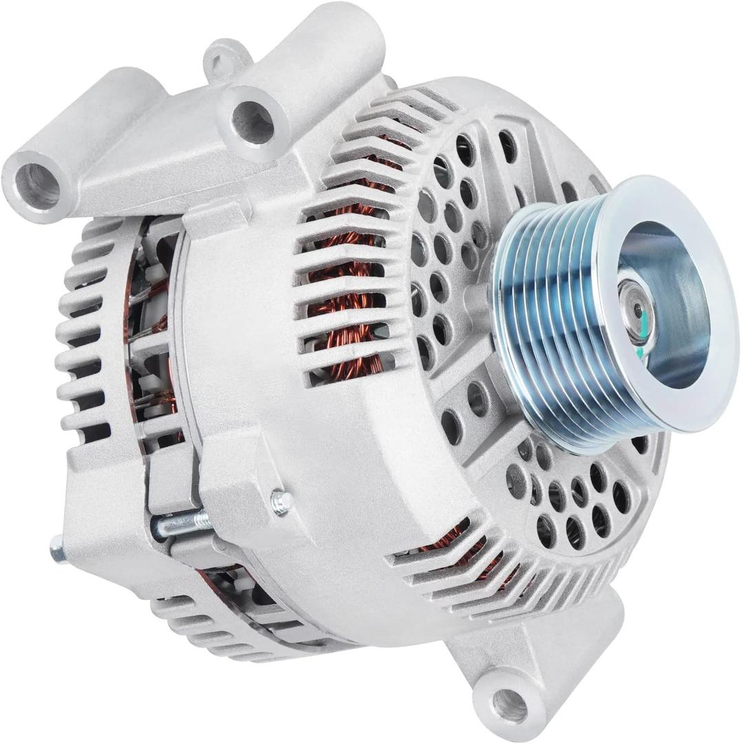 New Alternator Fit for Ford 7.3 7.3L F250 1995-1996, for F-350 1995-1997, for E-350 Econoline Club Wagon 1995-2002, for E-350 Econoline 1995-1998, for E-350 Club Wagon 2003