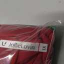 JollieLovin Women 3/4 Sleeve Plus Size Casual Fall Dresses 2025 V Neck T Shirt Long Tunic Dress (1X, Winered)