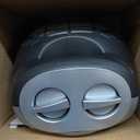 Amazon Basics Ceramic Space Heater, Portable Indoor Heating Solution, With Overheat and Tip-Over Protection, Thermostat, Non-Oscillating, 1500W, Fast Heating, 7.52"D x 6.34"W x 9.45"H, Silver