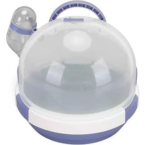 UFO Hamster Cage Funny Cute Travel Portable Small Pet Out Cage for Guinea Pigs Rabbits Hamsters Sugar Gliders(blue)
