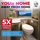 Toilet Bowl Cleaner, 5X Stronger Stain & Odor Eliminator, Sensor Safe & Non-Acid Formula, Septic Safe Toilet Cleaner Liquid, Quick Action Clean for RV and Camper Toilets, 32 oz