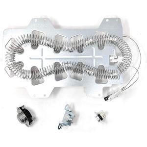 Samsung Dryer Heating Element Kit - Thermal Fuse & Thermostat Replacement (Dryer Repair Valuepack (4 pcs))