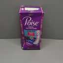 Poise Ultra Thin Incontinence & Postpartum Pads for Bladder Leaks, 7 Drop Ultra Absorbency, Long Length, 22 Count 
