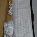 Gaming Keyboard and Mouse Combo, K1 RGB LED Backlit Keyboard with 104 Key for PC/Laptop(White)