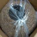 Arturesthome 19.65" Boho Round Rattan Woven Pendant Light for Kitchen Island,Vintage Pendant Light Rattan Chandelier for Bedroom Hallway Living Room Coffee