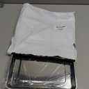 Baking Pan Stainless Steel, 12.4" x11" Air Fryer Pan Replacement Tray for Cuisinart TOA-060 and TOA-065 TOA-70 Airfryer Toaster Oven Accessories Parts for Cooking Bread and Broiling