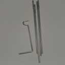 Spectracide Bag-A-Bug Kwik Stand, 1 Pack, Silver