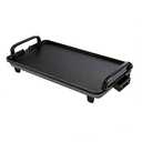 Rectangular Electric Griddle, 1400W, Non-Stick Cooking Surface, 5 Adjustable Temperatures, Dishwasher Safe, Smokeless Indoor Grill, Black