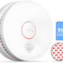 SITERWELL Smoke Detector, 10 Year Product Life Fire Alarm with Magnetic Fastening Kit, Smoke Alarm with Photoelectric Sensor and Low Battery Warning Function for House, UL217-9th Listed, GS509A,1 Pack