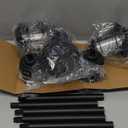 Dynaming 6 Pack Solar Flame Torch Lights Outdoor, Halloween Dual Use Flickering Flame Garden Light, Christmas Hanging Lanterns, Auto On/Off & Waterproof Lighting for Lawn Patio Yard Walkway Driveway (Warm White)