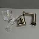 Moen Genta LX Brushed Nickel Two-Handle Three-Hole Widespread Modern Bathroom Sink Faucet with Drain Assembly, (Valve Required), T6708BN ((Pack of 1))