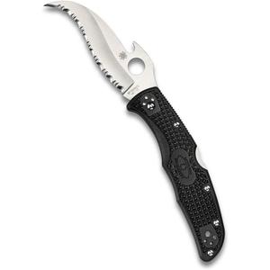Spyderco Matriarch 2 Lightweight Knife with Emerson Opener and 3.57" VG-10 Steel Reverse S Blade - SpyderEdge - C12SBK2W