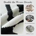 Boho Couch Cover Blanket for Sofa, Boho Chenille Sofa Cover Blanket,Boho Sofas Throw Cover, Chenille Blanket Couch Throw Covers for 2-3 Cushion Couch Pet Friendly Washable(Black, 71"x 118")