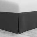 Bed Makers Never Lift Your Mattress Bed Skirt, Designed for Box Spring Beds, Split Corners, 14 Inch Drop Length, King, Grey